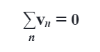 Kirchhoff's Voltage Law, ∑vₙ = 0 n