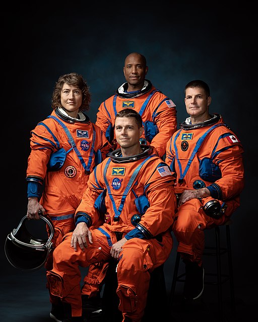 Official Crew portrait for the Artemis II