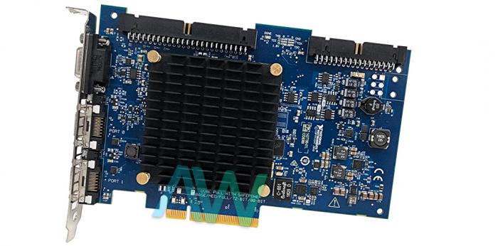 Side view of the PCIe-1437 with the Apex Waves logo