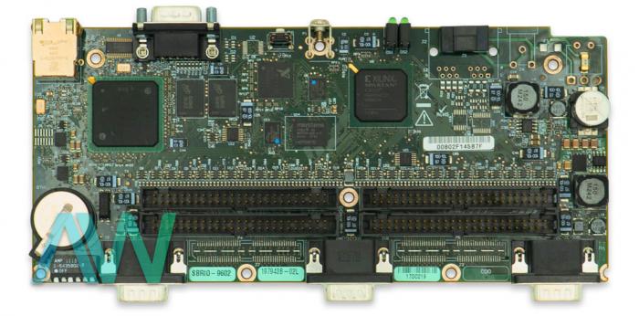 Closeup front view of the NI sbRIO-9602 Single-Board Controller