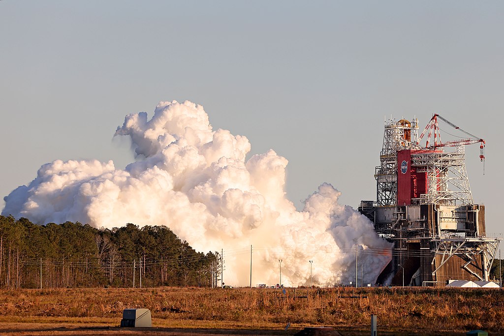Green Run test of the SLS at Stennis Space Center