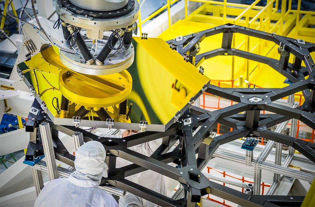 The primary mirror segment of the James Webb Space Telescope