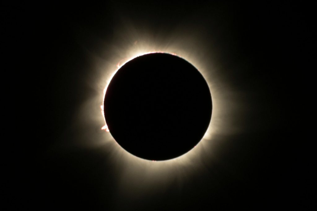 Solar eclipse 2024. NASA and space photography of solar eclipse. 