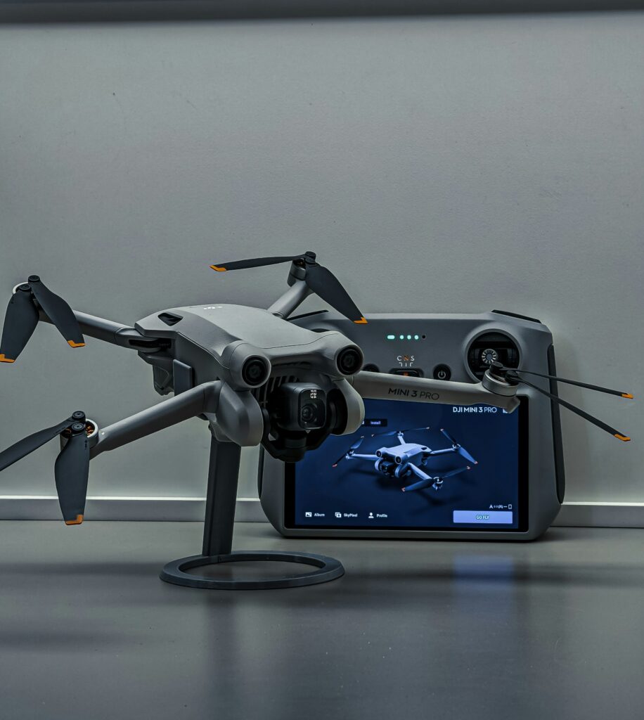 Modernized Drone with remote control with screen