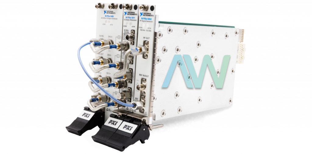 The NI PXIe-5673E Vector Signal Generator
