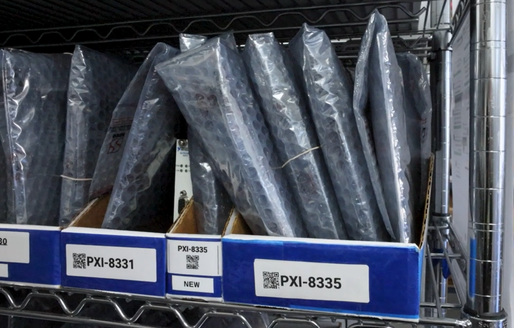 Modules packaged in anti-static bubble bags