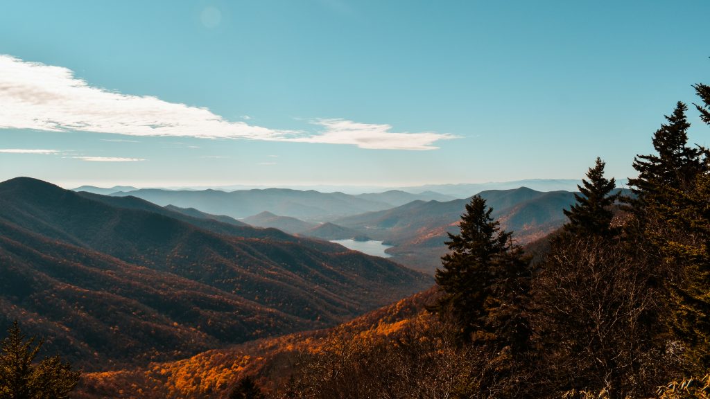Blue Ridge Parkway in Asheville NC in 2023
