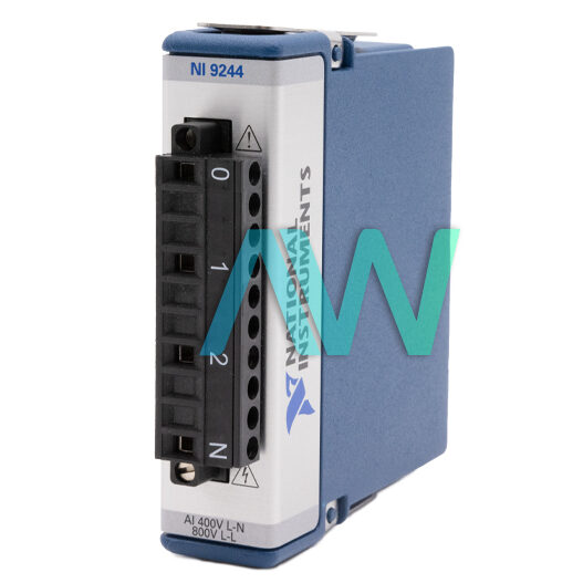 Angled view of the NI-9244 module