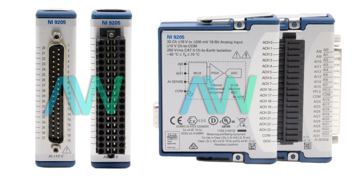 NATIONAL INSTRUMENTS NI 9205 with spring terminal