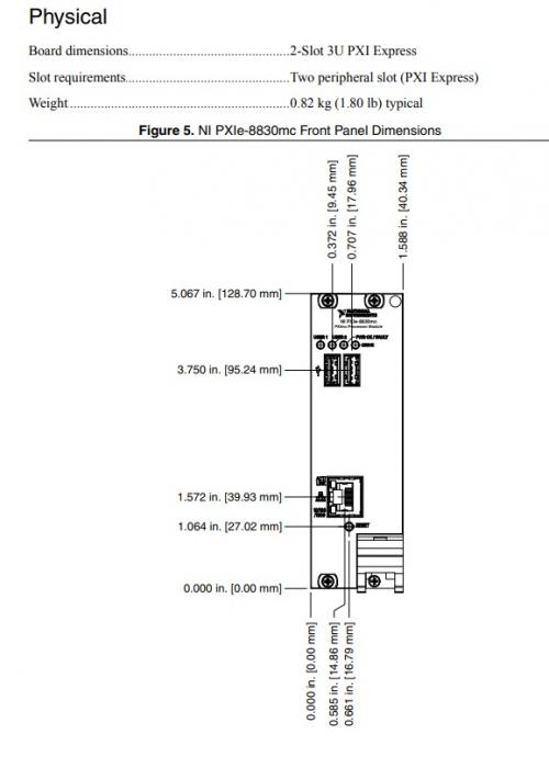 PXIe-8830MC National Instruments PXI MultiComputing Processing Module | Apex Waves - Wiring Diagram 